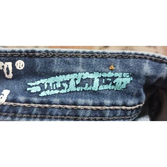 Hydraulic Bailey Low-Rise Bootcut Women’s Size 7/8 Jean With Embroidered Pockets - Picture 9 of 10